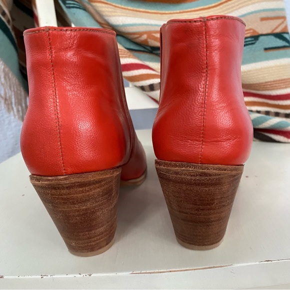 Rachel Comey Mars Orange Boots Ankle Booties 9.5 - Picture 5 of 15